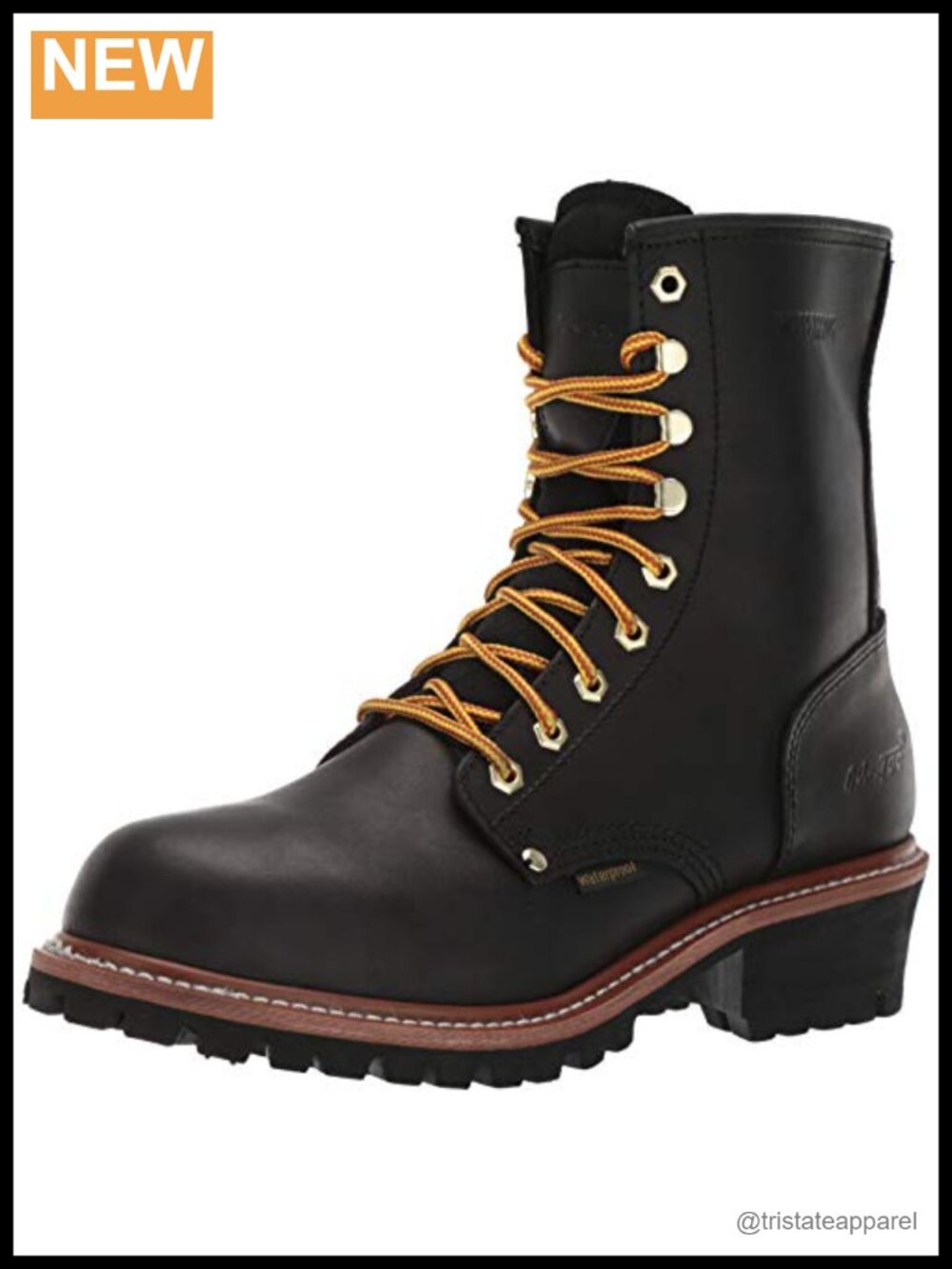 Men's Work Boots Full Grain Oiled Leather Goodyear Welt Non Slip